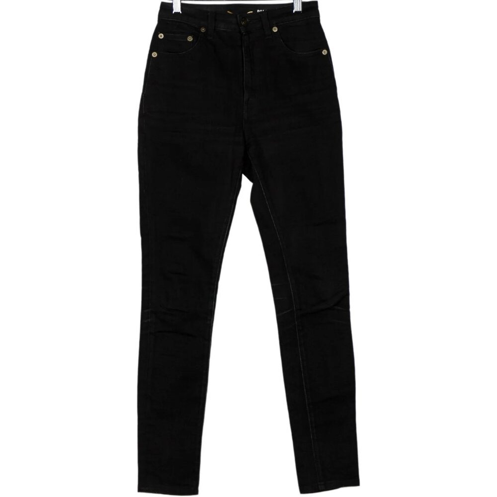 Saint Laurent - Black -  Mid-Rise Skinny Leg Jeans